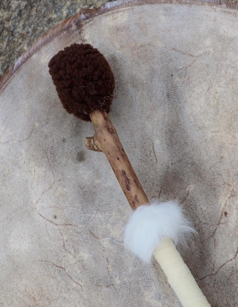 Schamanen Trommel Neumond Dez. 25 Ziege 46 cm