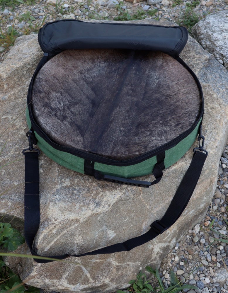 Trommeltasche Hanfstoff Trommelgrösse 50 cm