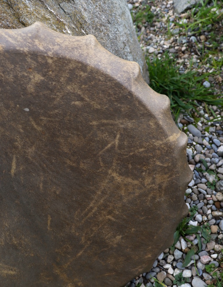 Neumondritual Trommel Okt 25 Rothirsch Bulle 55 cm