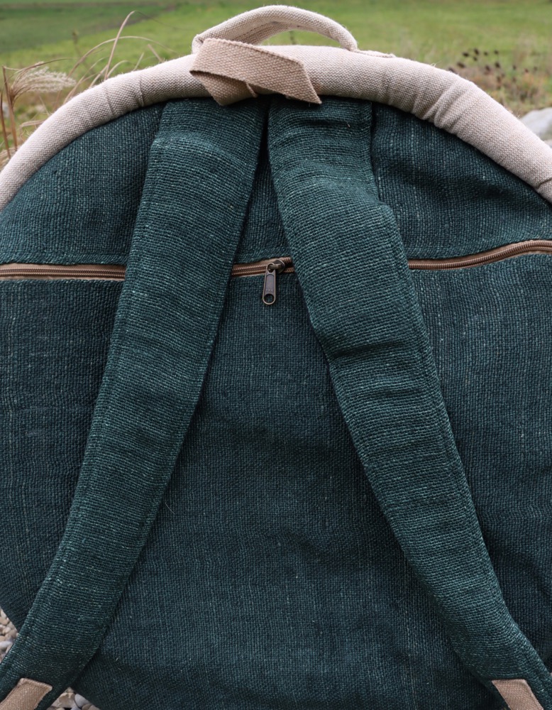  Trommeltasche Hanf mit Rucksackgurten 55-58 cm 