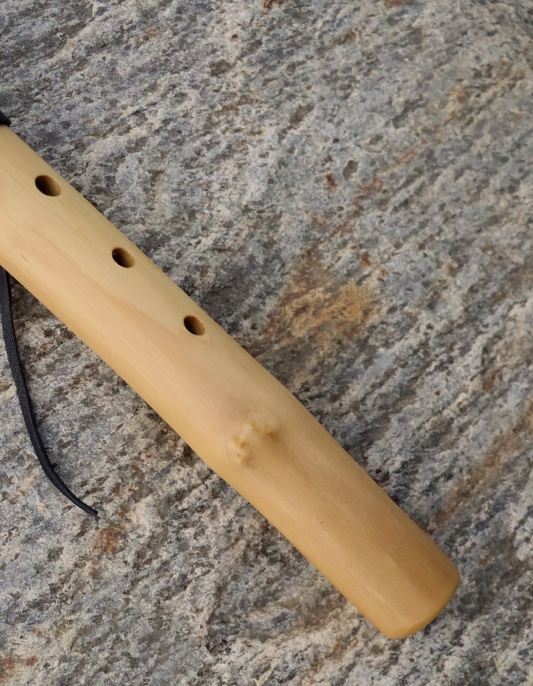Gebetsflöte Hartriegel G Flöte  red Jasper 440 hz 