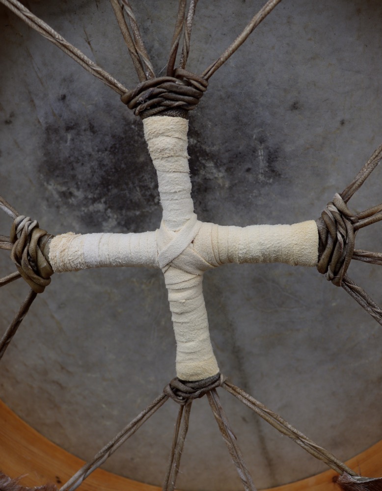 Schamanen Trommel  Ziege ungeschmückt 45 cm