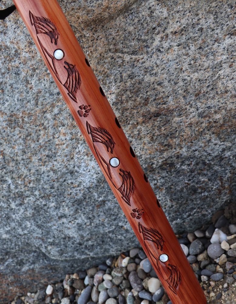 native american flute aromatic Zeder f# moll