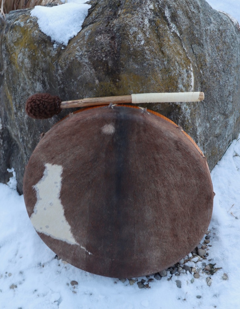 Schamanen Trommel Ziege fnished by DigiDrum 39 cm