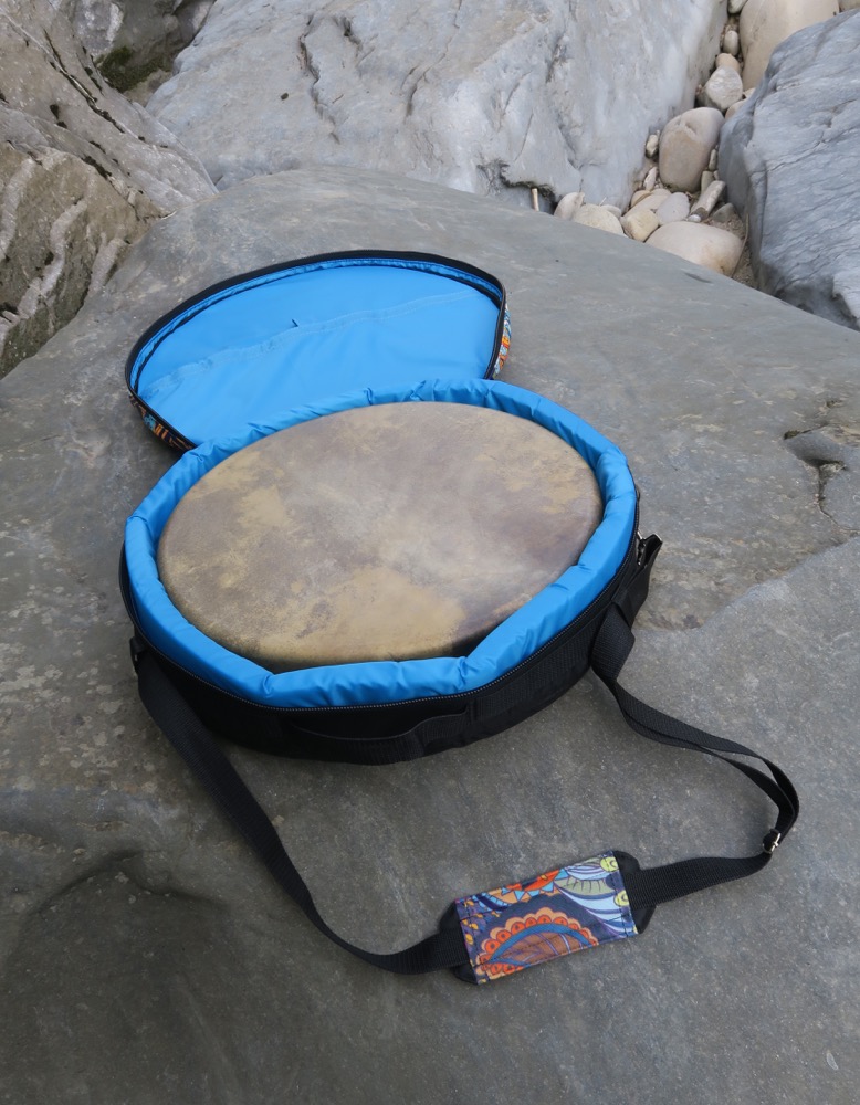Trommeltasche Elephant gepolstert  Grösse 35/36 cm 