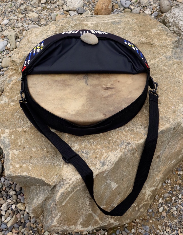 Trommeltasche mit excellentem Muster Trommelgrösse 45 cm 