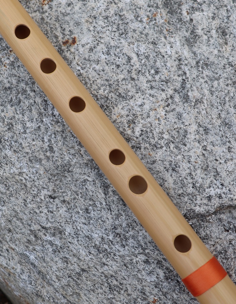 Bansuri Flöte Bambus A# 440 hz inkl. Hartschalenköcher