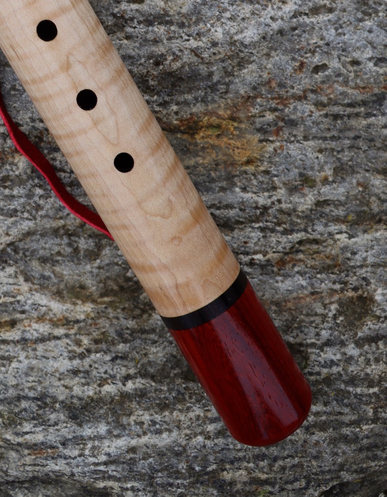  Gebetsflöte Liebhaberflöte Ahorn/Padouk Kolibri F 432 hz 