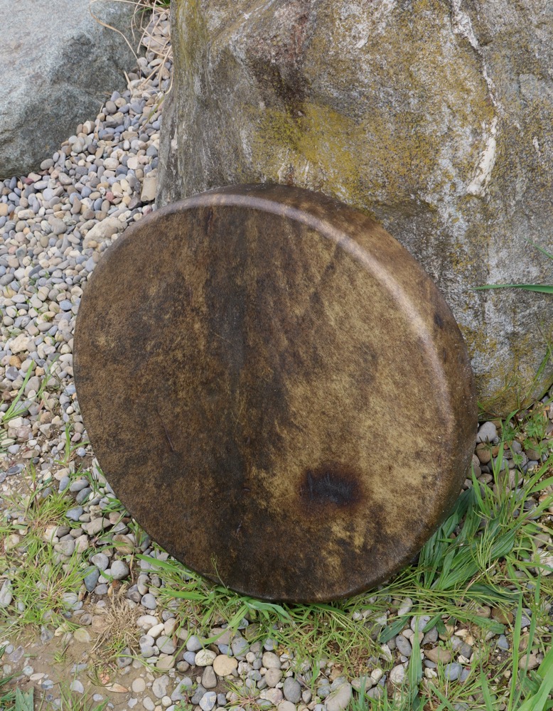 Schaman Trommel Vollmond April 2026 Rothirsch Bulle 41 cm