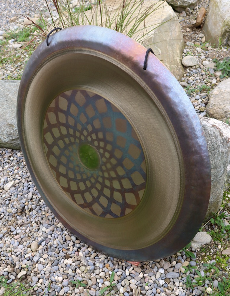 Wom Gong KI 80 cm Oracle fireprinted