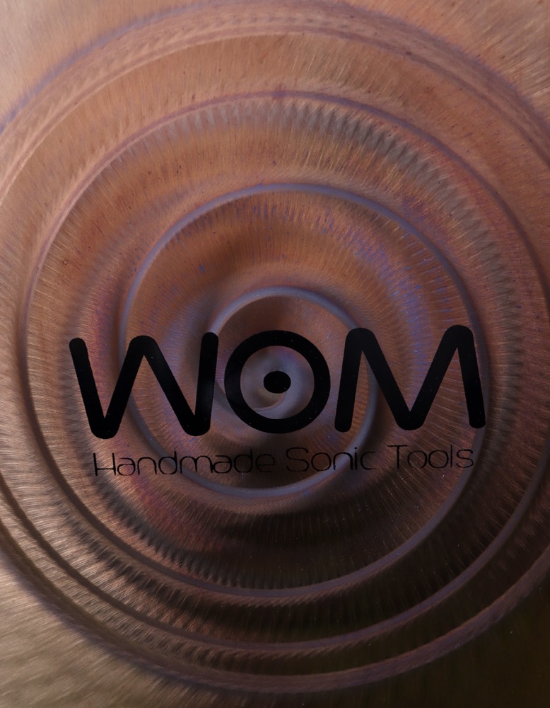 WOM GONG Vox Spirale - fire printed 70 cm 
