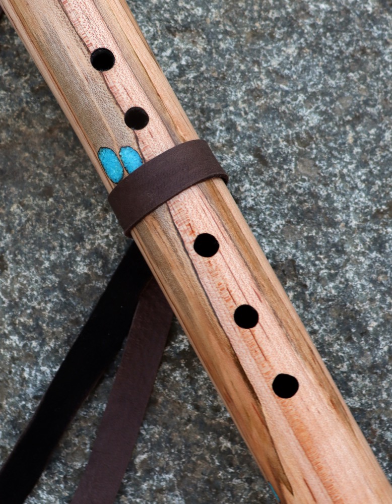 Gebetsflöte Liebhaberflöte Rabe Ahorn gestockt  C 432 hz 