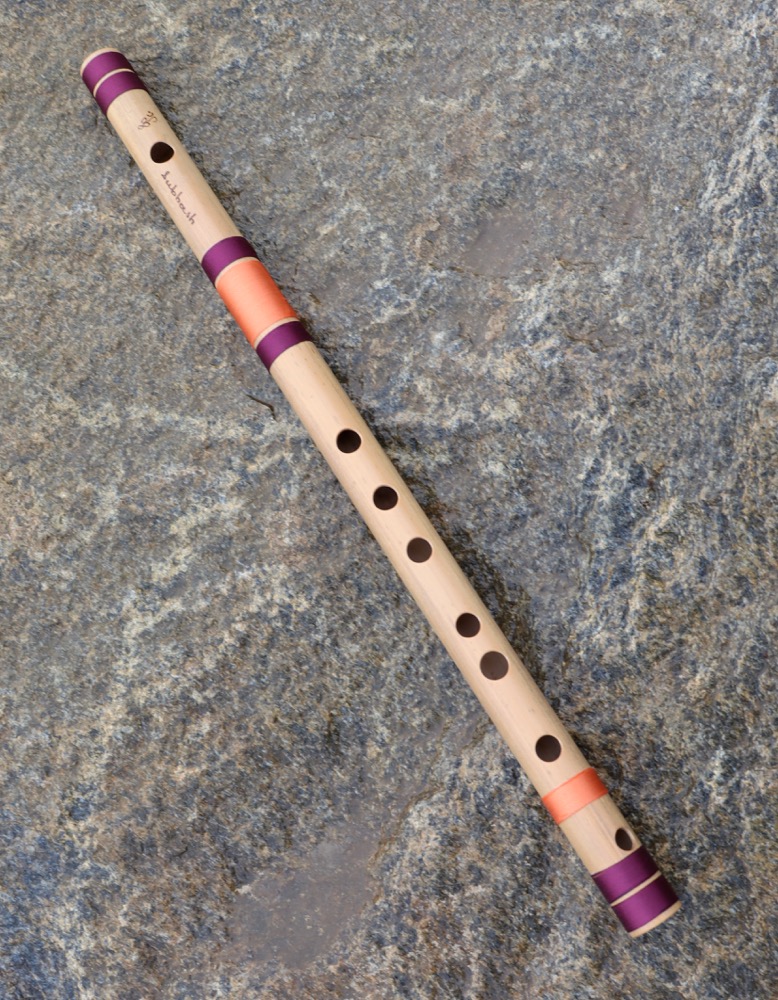 Bansuri Flöte Bambus C# 432 hz inkl. Hartschalenköcher