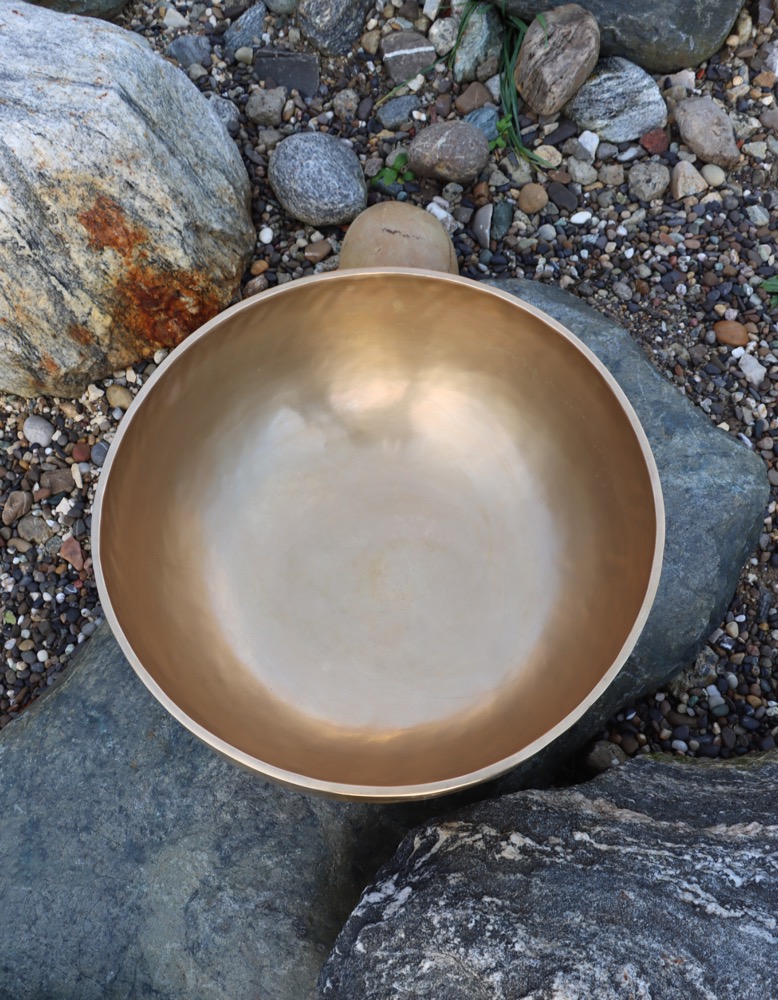 Fussklangschale Himalaya Hopi Herzton 50 cm inkl. Schlägel
