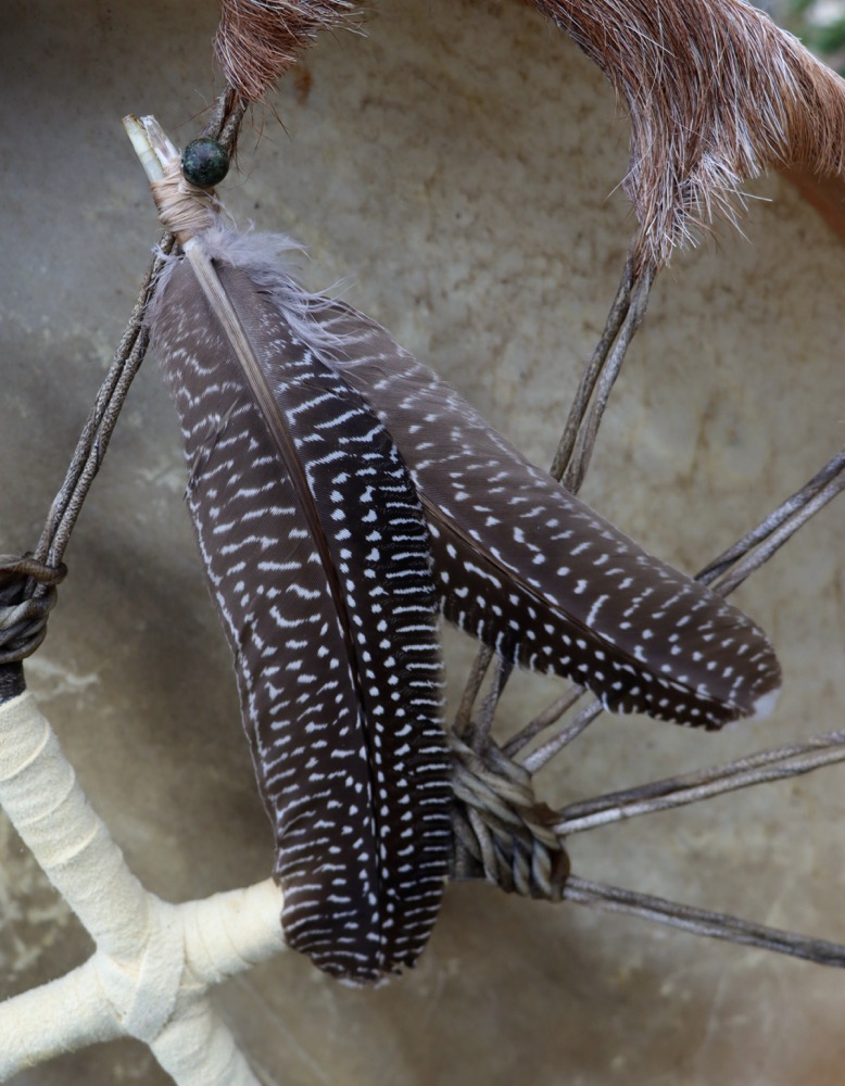 Schamanen Trommel Neumond Dez. 25 Ziege 46 cm