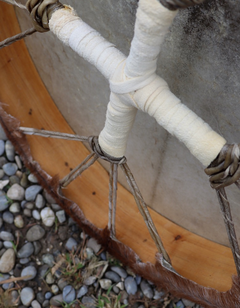 Schamanen Trommel  Ziege ungeschmückt 45 cm