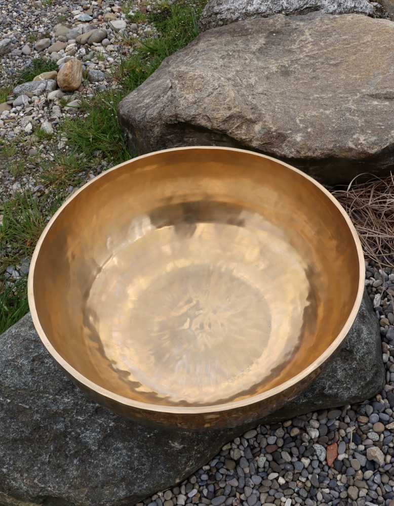 Fussklangschale SONNE 56,5 cm inkl. Schlägel und Kissen