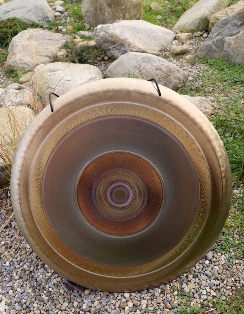  Wom Gong KI 80 cm "Clarvoyant" fireprinted 