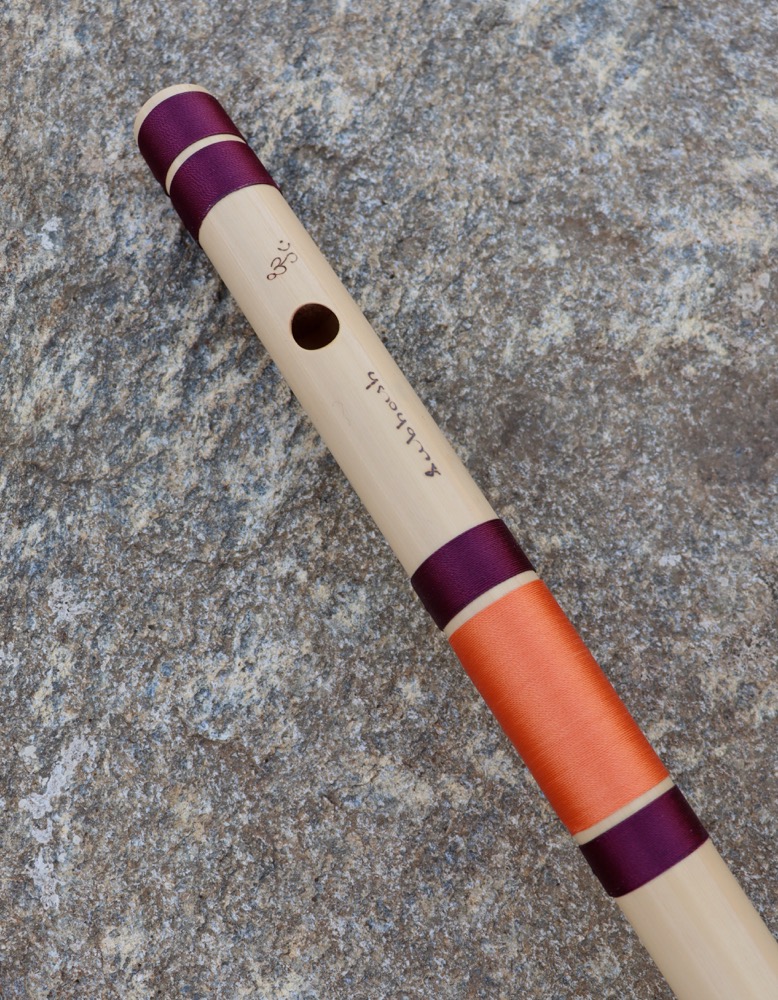 Bansuri Flöte Bambus A# 440 hz inkl. Hartschalenköcher 