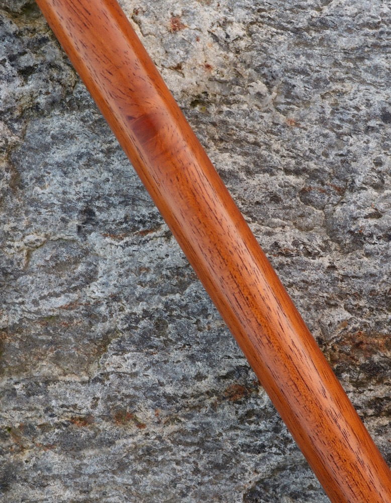 Bansuri Flöte aus Mahagoni Holz Bass D 432 hz