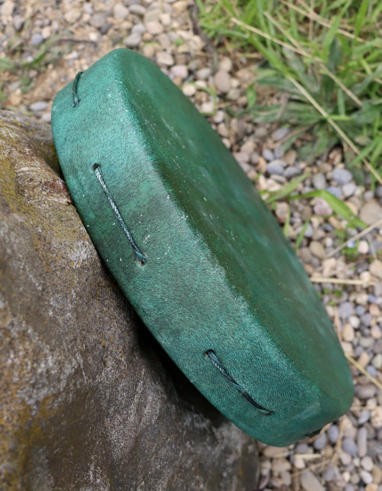 Schamanen Trommel Neumond Mai 25  stimmbar 35 cm Ziege