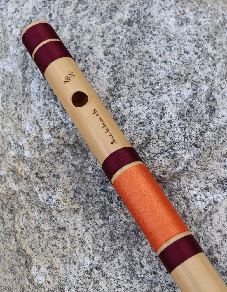 Bansuri Flöte Bambus A# 440 hz inkl. Hartschalenköcher
