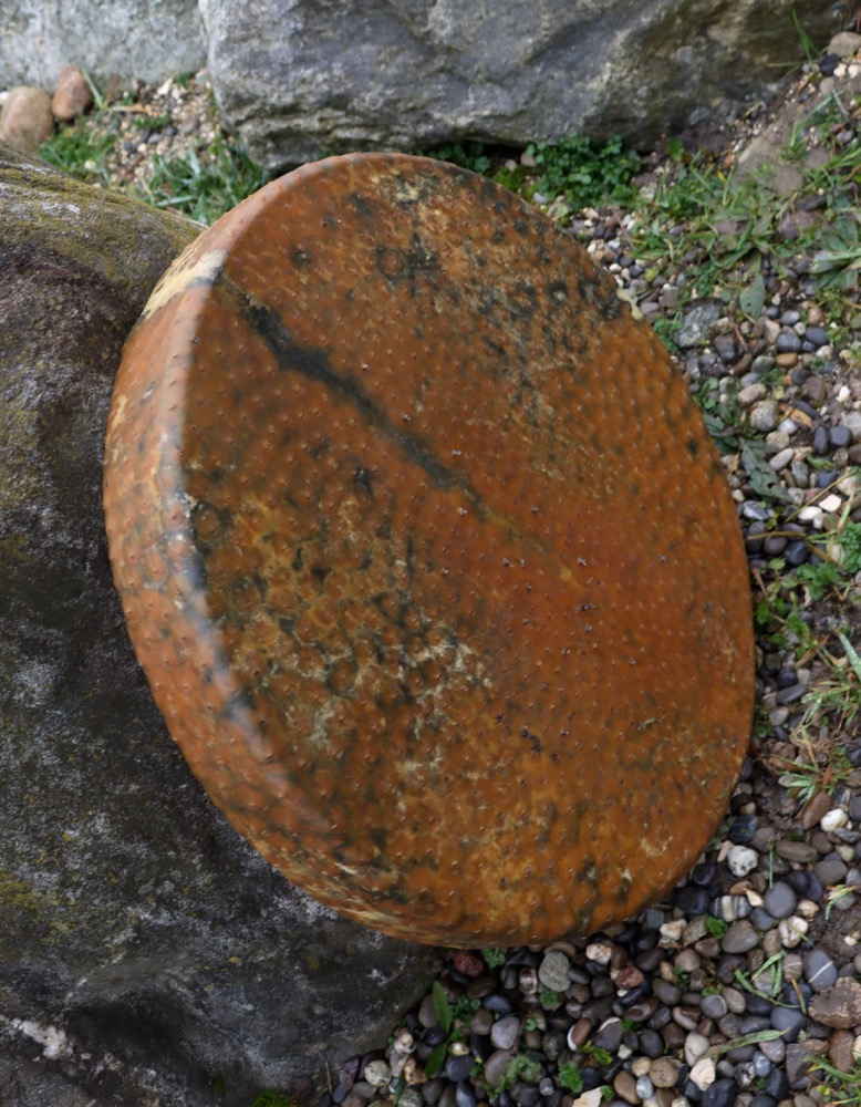 Vollmondritual Trommel Dez. 25 Vogel Strauss 46 cm