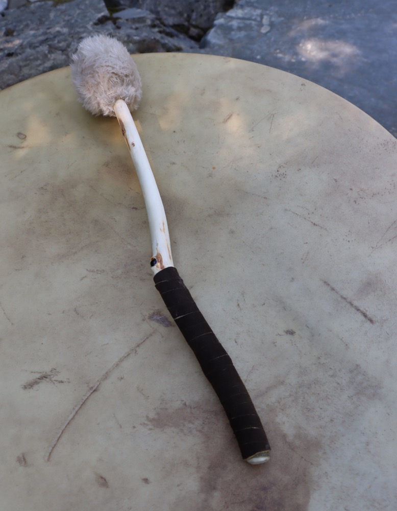 AKTION! Donnertrommel  70 cm stimmbar Rothirsch Kuh