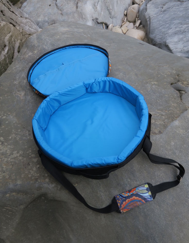 Trommeltasche Elephant gepolstert  Grösse 35/36 cm 