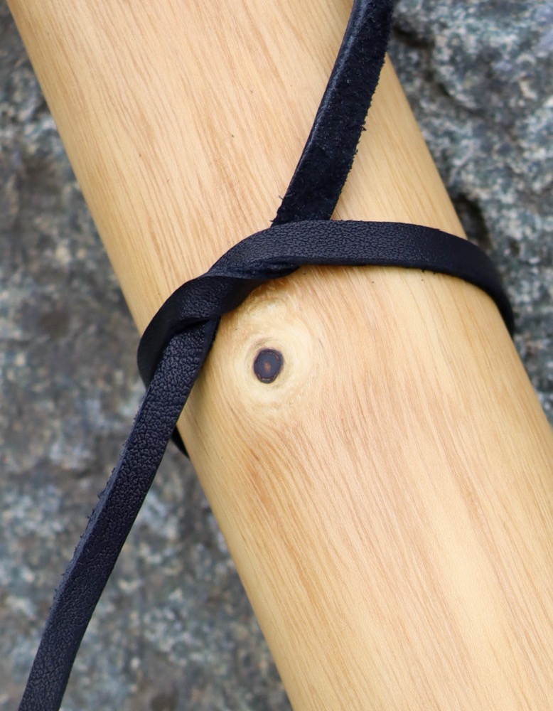 Gebetsflöte Holunder D Flöte 432 Bergkristall