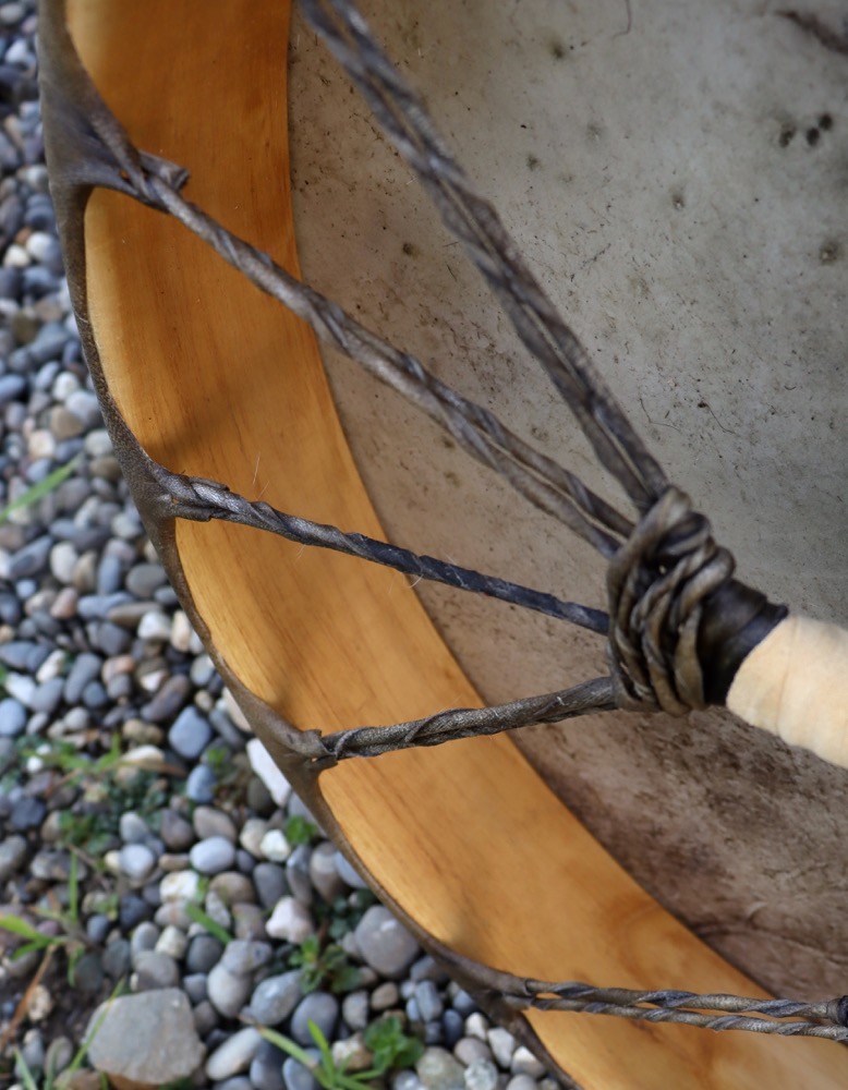 Neumondritual Trommel Nov 25 Rothirsch Kuh 46 cm