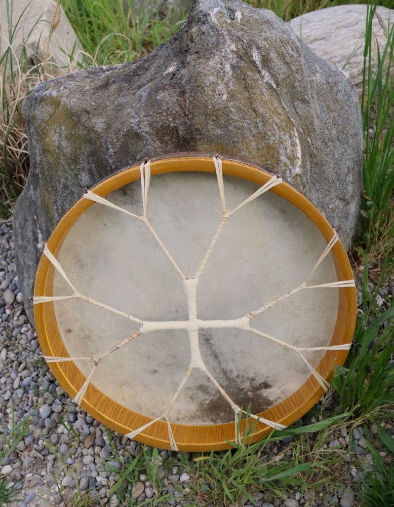 Schamanen Trommel Ziege fnished by DigiDrum 45 cm