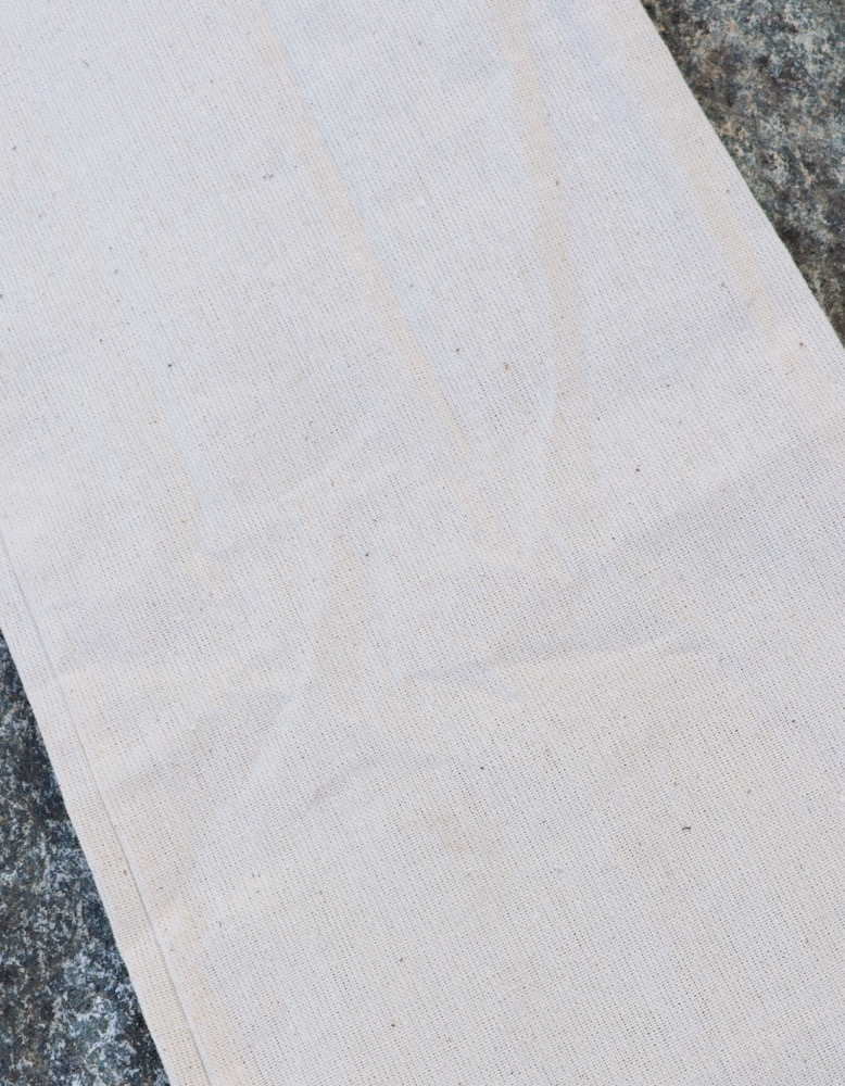 Flötenhülle aus natürlichem Leinenstoff Länge 83 cm