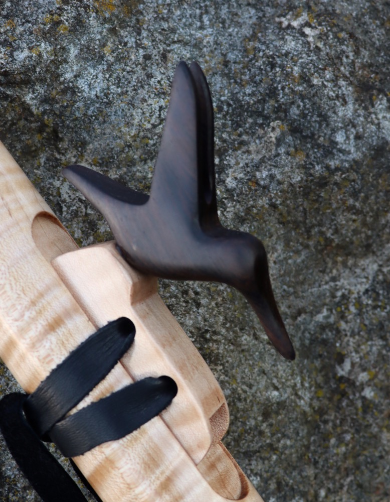 Liebhaberflöte Tiger Mapel Totem Kolibri a Flöte  432 hz