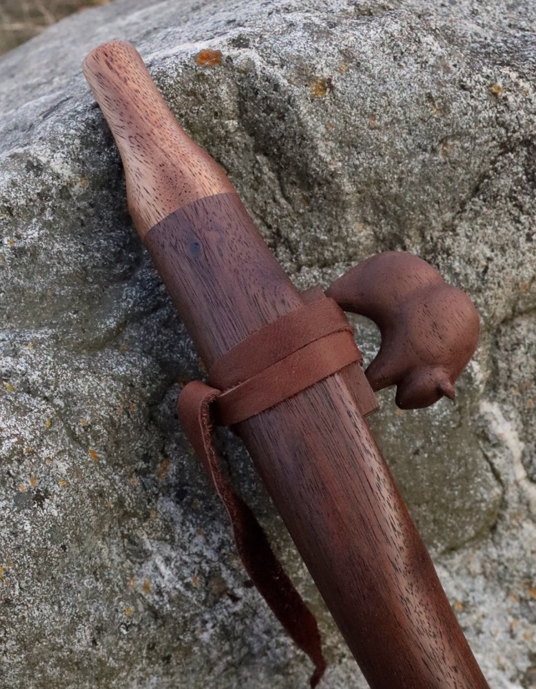 native american flute Schwarznuss Bison G 432 hz