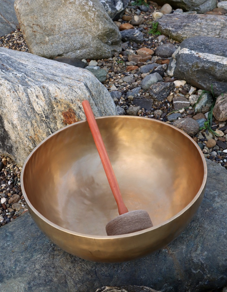 Fussklangschale Himalaya Hopi Herzton 50 cm inkl. Schlägel